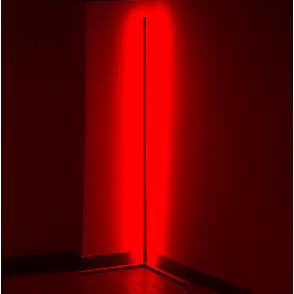 Modern - Colour RGB - Minimalist LED Corner Floor Lamp - White - Mood Lighting — image 3