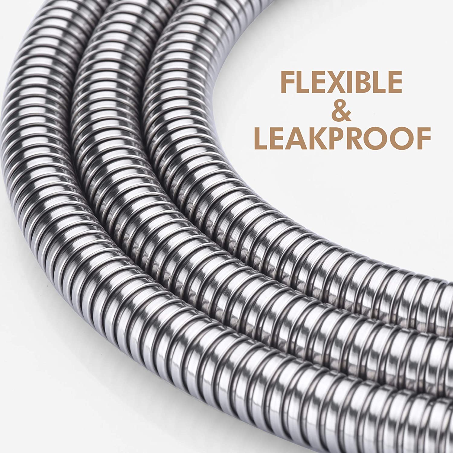 Shower hose Stainless steel 2.5 meters — image 4
