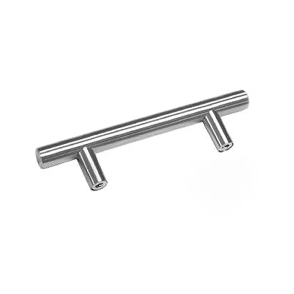 Silver Kitchen Cabinet Door Handles Matte Black Stainless Steel Door Drawer Pull T Bar - 350mm/224mm โ image 3
