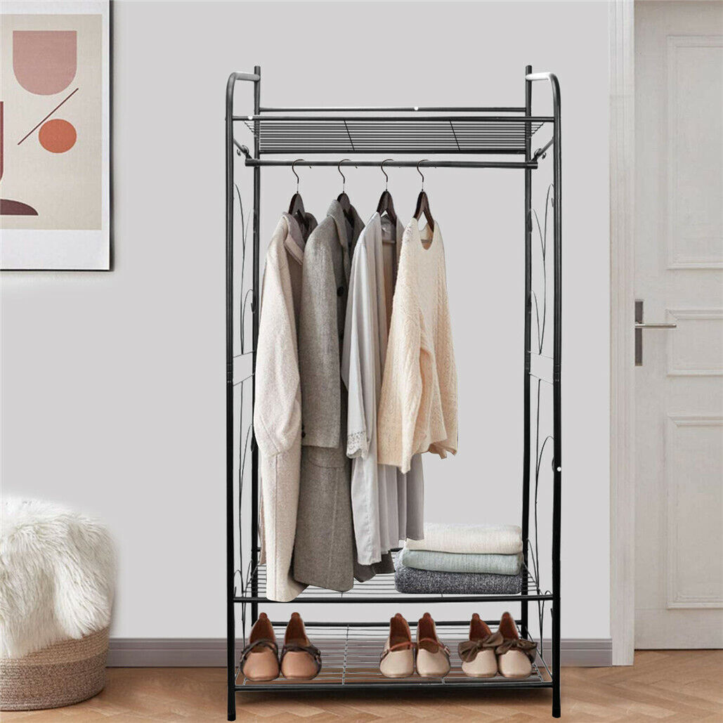 Extra Large Iron Clothes Rack Garment Hanging Stand — image 6