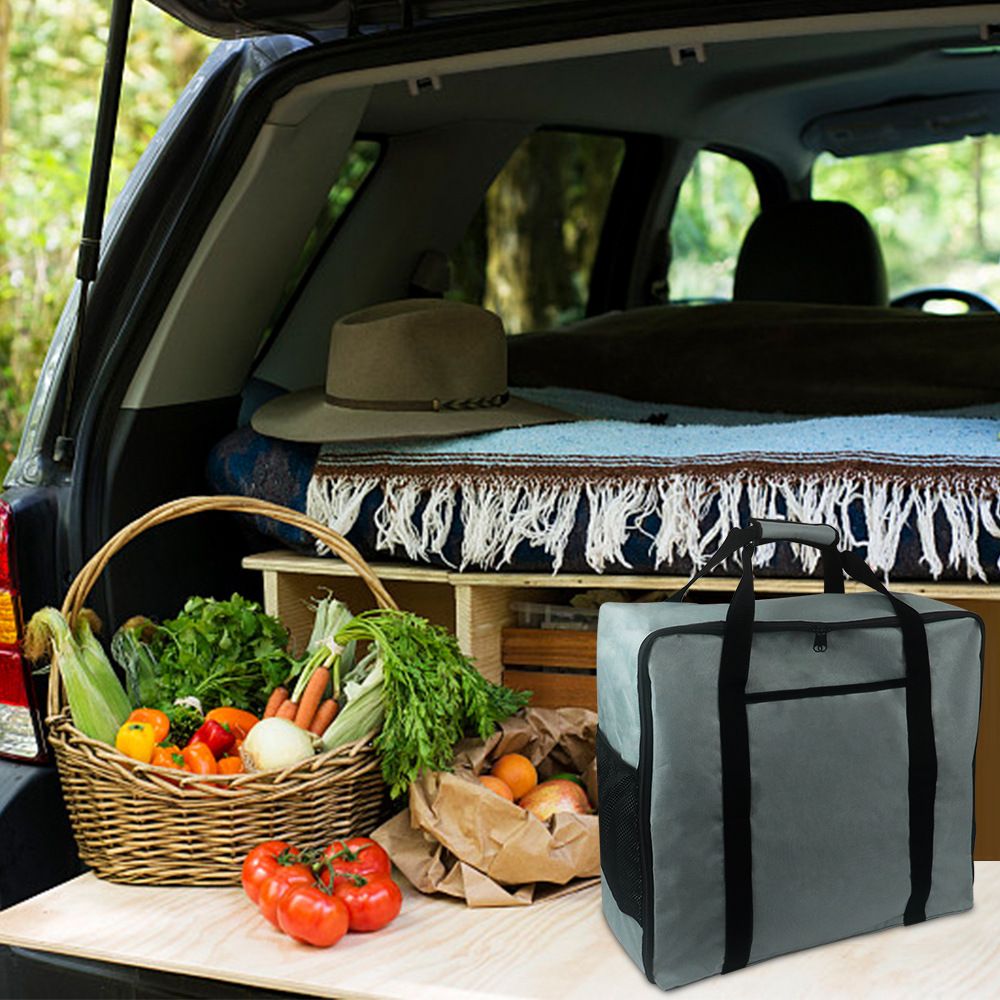Portable Barbecue Tool Storage Bag, Portable Grill Storage Carry Bag, Waterproof Travel Camping Storage Bag Outdoor — image 3