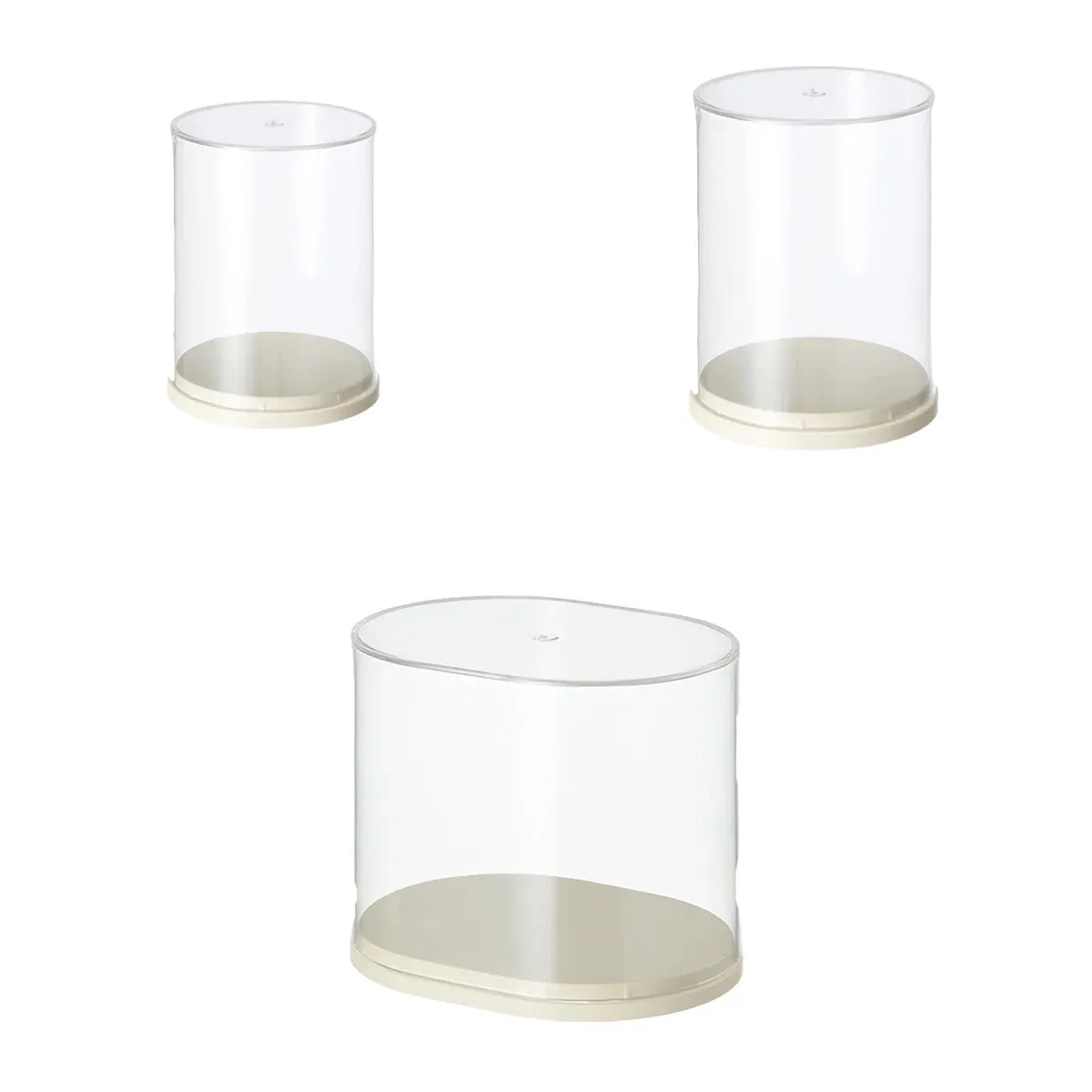 2pcs Clear Acrylic Display Case Transparent Box for Collectibles Dolls Figures - L — image 3