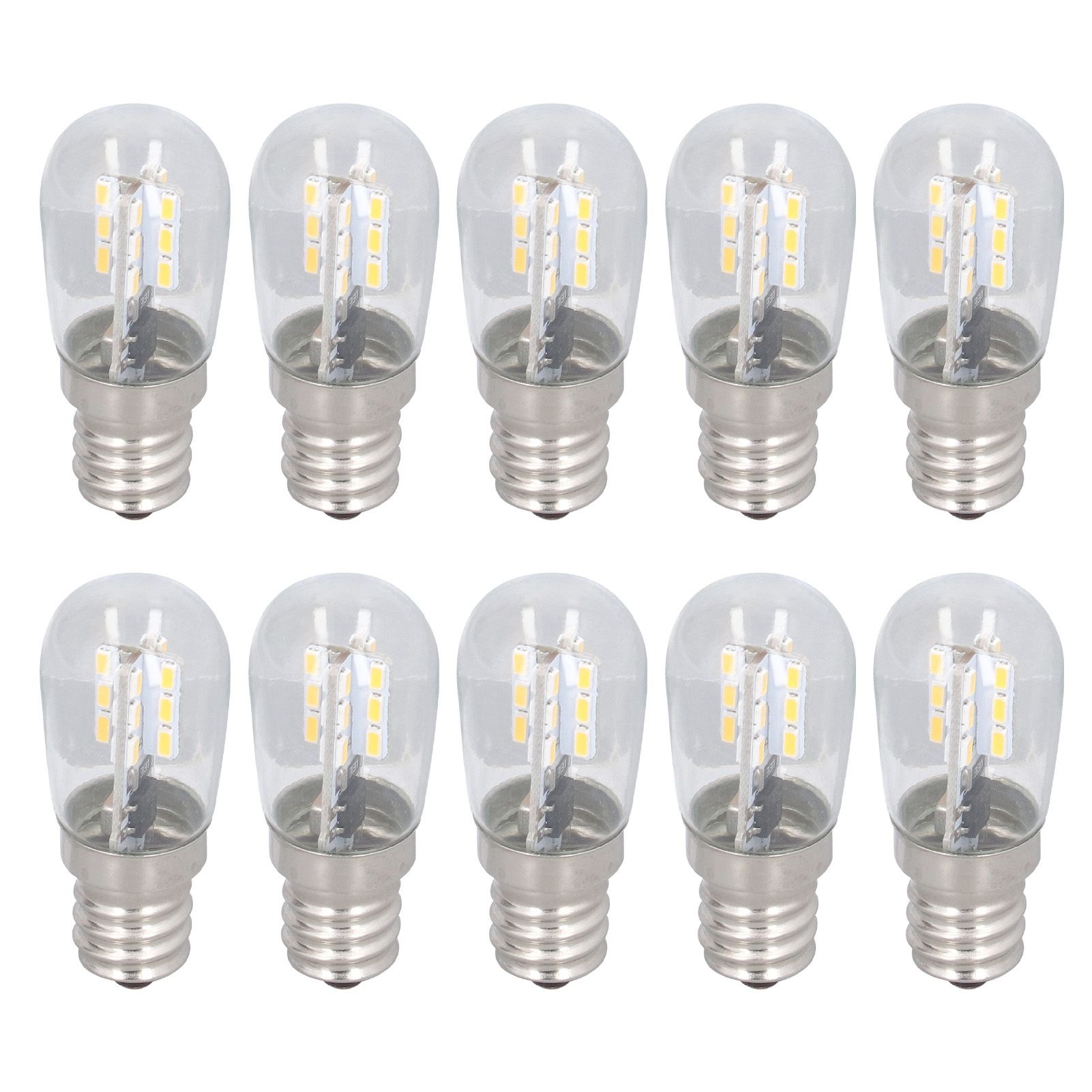 10PCS LED E12 Light Bulb Glass Small Ceiling Lamp Bulb 500LM Wall Lamp Bulb for Bedroom Office 220V โ image 2