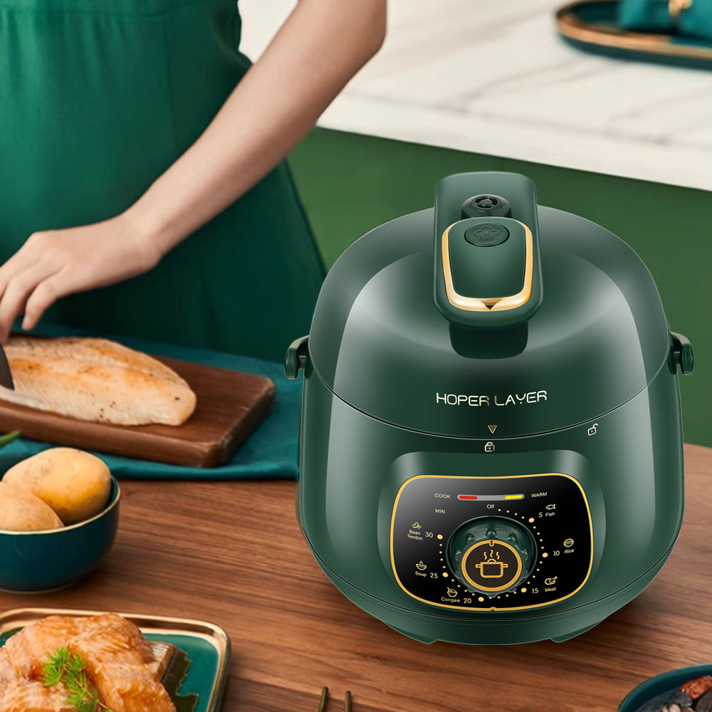 Hoper Layer Mini Electric Pressure Cooker – HL-MP160 3-Cup Small Rice Cooker — image 4