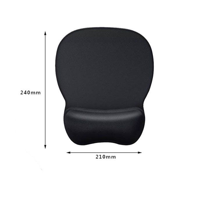 Black silicone wrist rest with 20-in-1 electronics cleaning kit - portable multi-functional brush set, ergonomic mouse pad, suitable for office and travel โ image 6