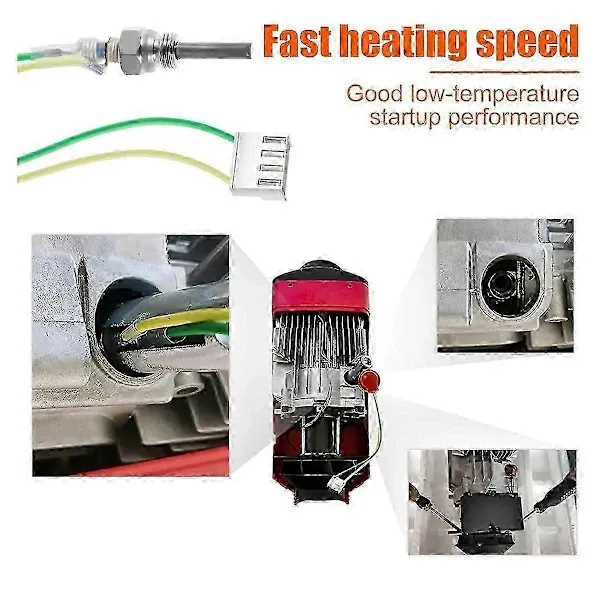 Durable High Quality 12V Glow Plug Repair Kit for 2KW 5KW 8KW Heater Efficient, Made of Steel, Red Color, Perfect Fit โ image 5