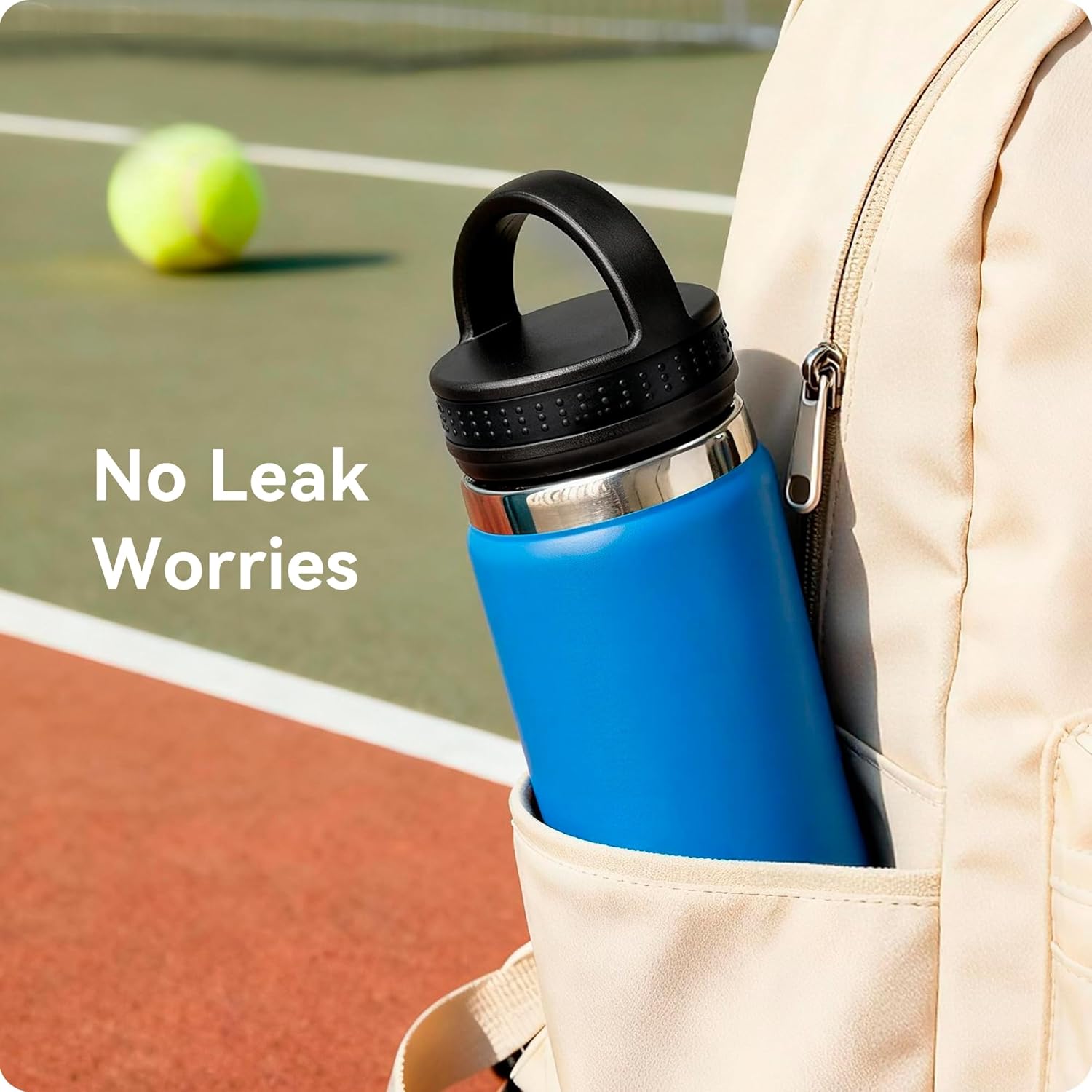 Lid for Hydro Flask12 16 18 20 32 40 64oz Wide Mouth Bottle, Replacement lid for Thermoflask,Iron Flask,Takeya and More 2.28" Wide Mouth Bottles — image 3