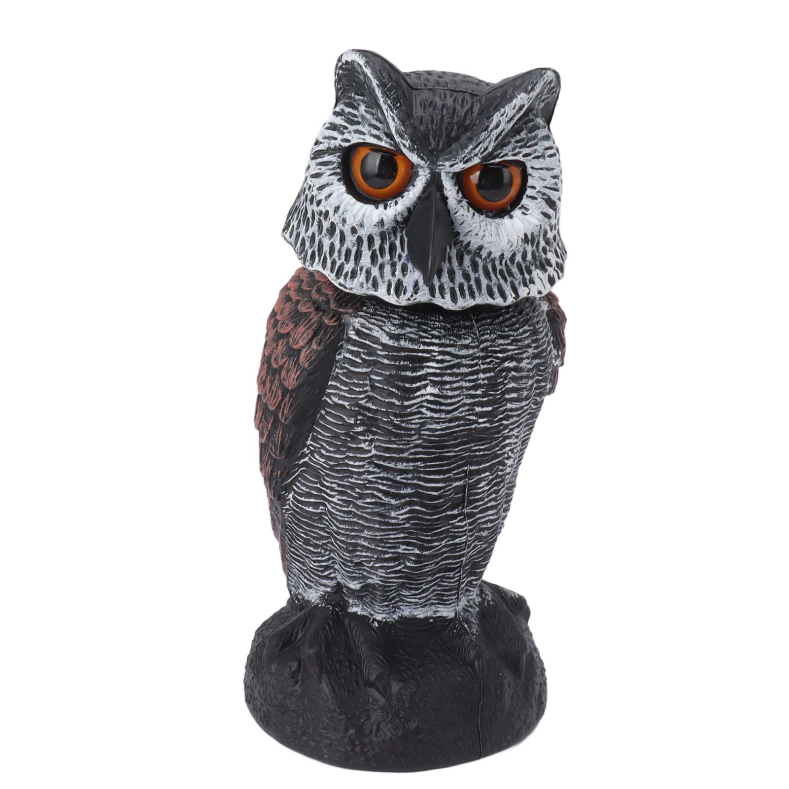 Plastic Shake Head Owl Decoy To Scare Birds Away Scarecrow Fake Owl Outdoor Garden Decoration — image 5