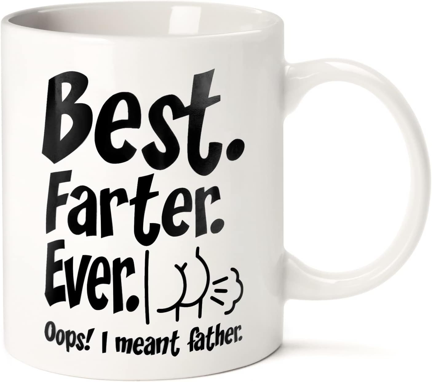 Funny Dad Coffee Mug, Hilarious Birthday Father’s Day Thanksgiving Christmas Gifts For Dad 11OZ Tea Cup - C