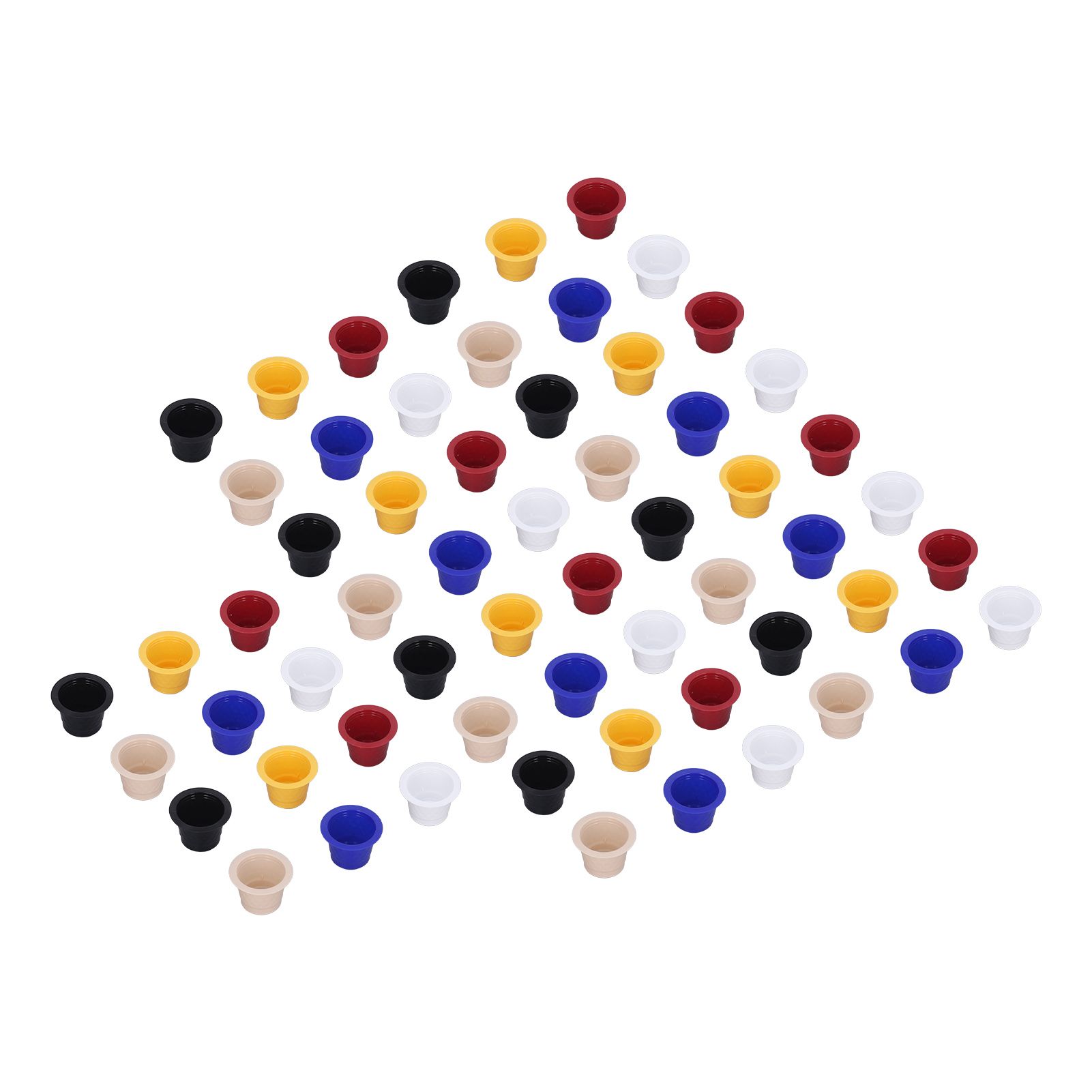 60pcs Refillable Disposable Coffee Capsule Cup Bottom Sealing Aluminum Film Plastic Coffee Filters for Home โ image 3