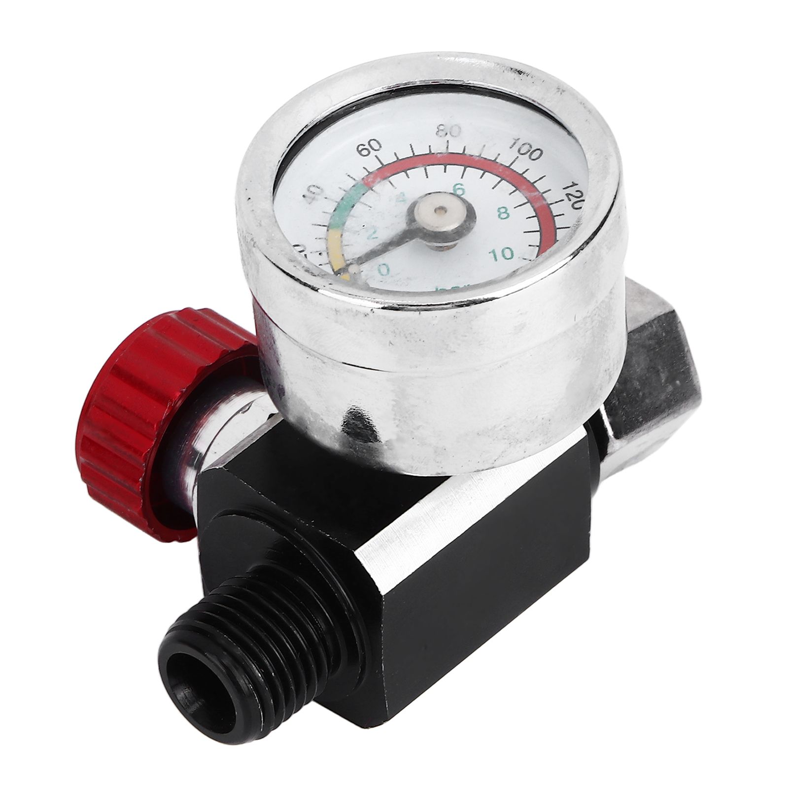 G1/4 140psi Air Pressure Regulator Spray Paint Air Pressure Regulator Airbrush Adjusting Valve — image 4