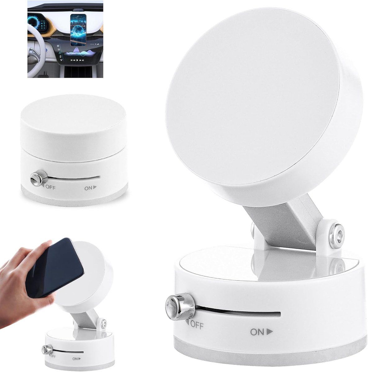 360° Rotatable Car Phone Mount Compatible