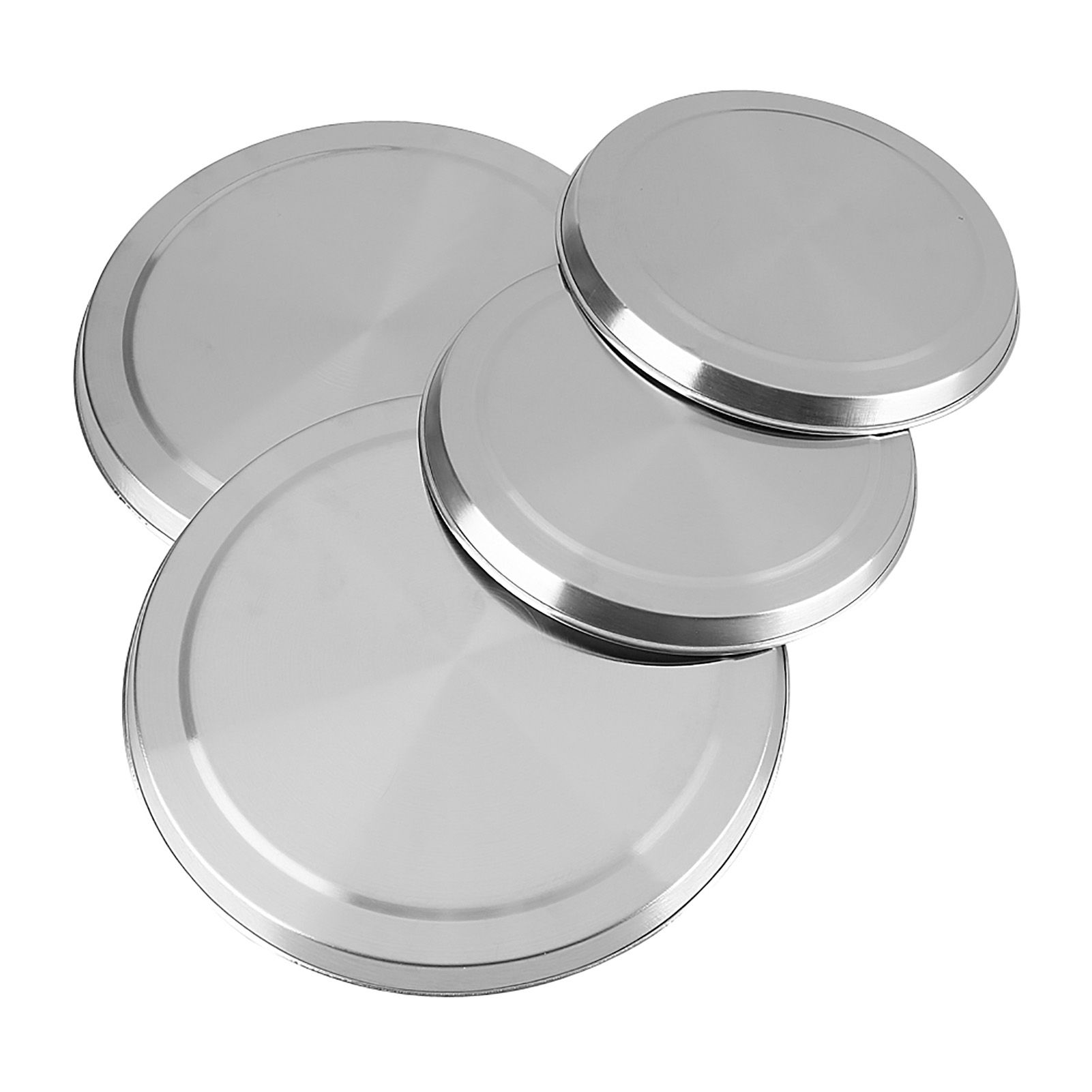 4Pcs/Set Stainless Steel Kitchen Stove Top Burner Covers Cooker Protection — image 4