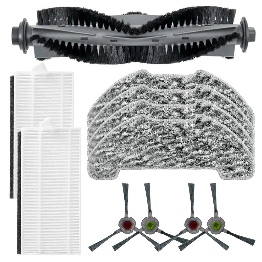Essential Main Brush Filters Mop Cloth Kit for AIRROBO P30 Vacuum Cleaner A