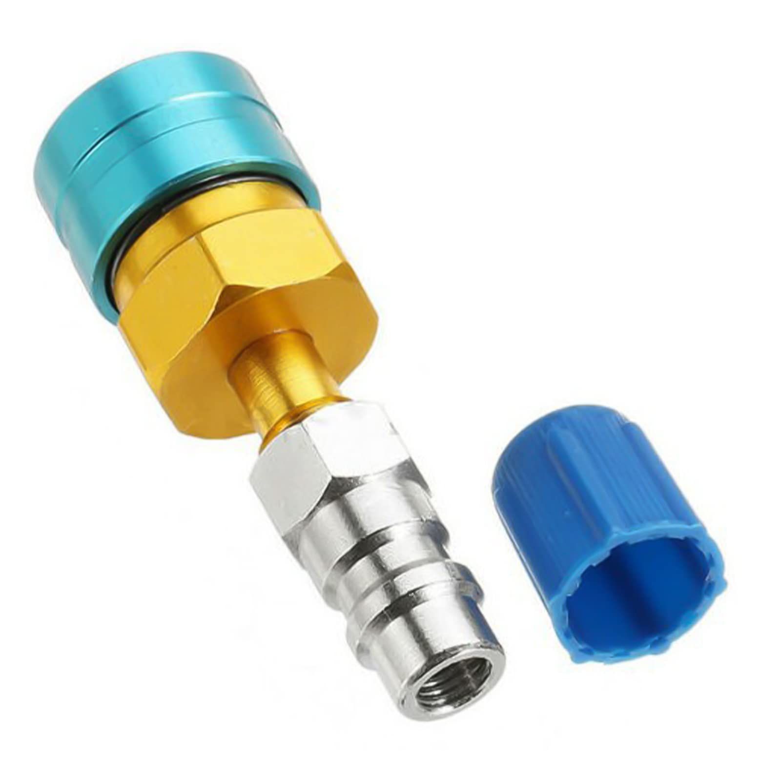 R1234YF to R134A Low Side Quick Coupler, R12 to R134A Hose Adapter Fitting Connector for Car Air-Conditioning AC Charging โ image 2