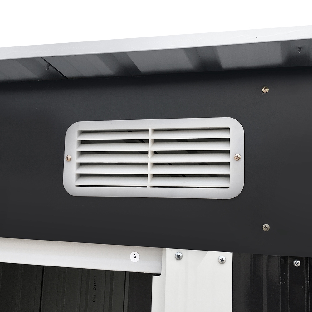 Giantz Garden Shed 2.38x1.31M Sheds Outdoor Storage Tool Metal Workshop Shelter Sliding Door โ image 5