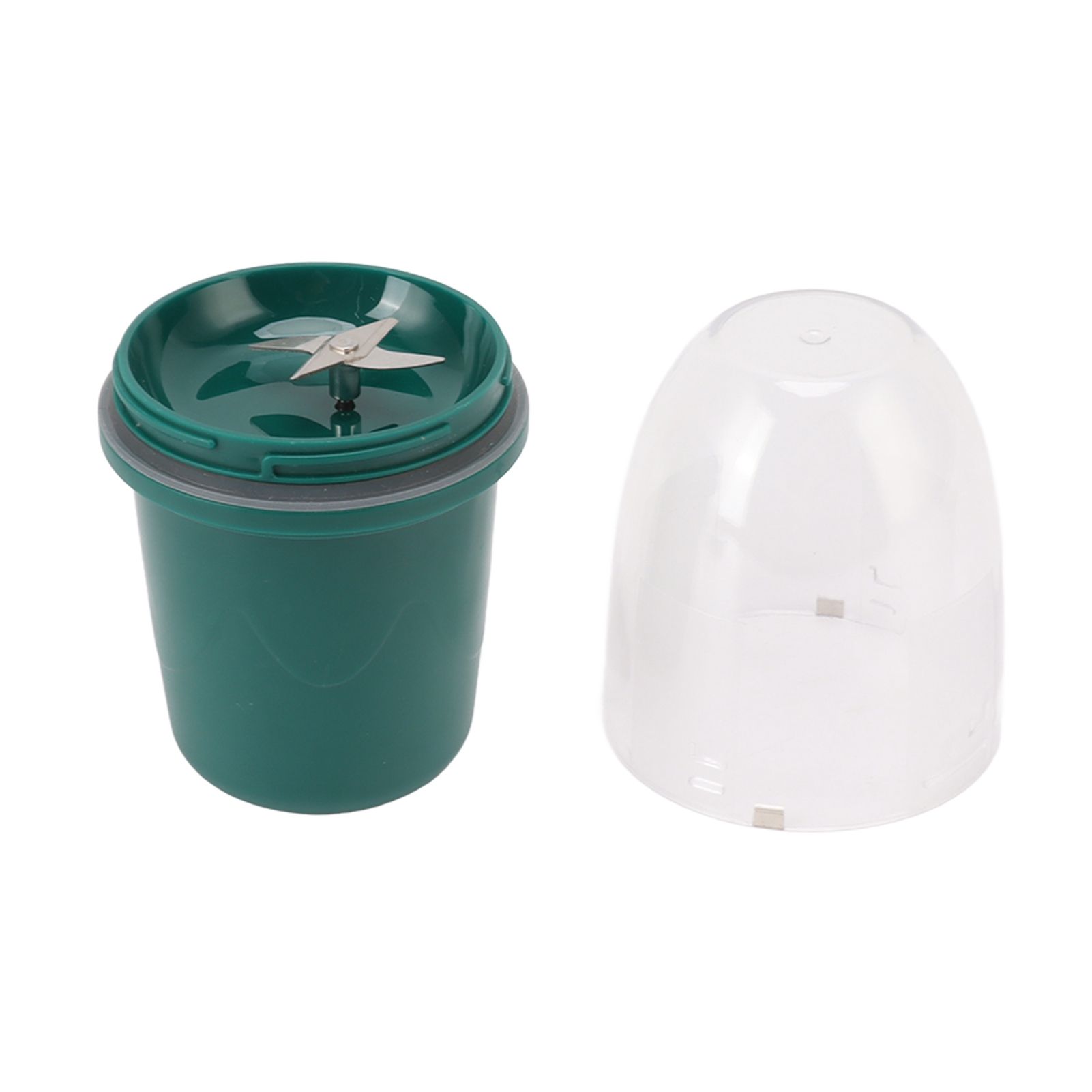 Portable Juicer Cup Multifunctional Rechargeable Small 4 Blades Blender Fruit Mixing Machine for Home 260ml Green โ image 5