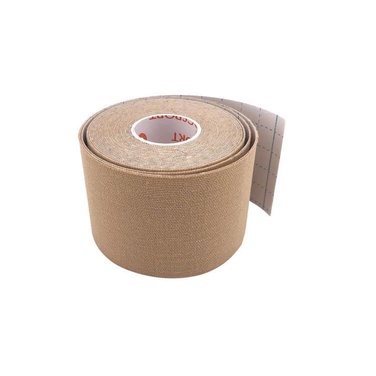 Kinesiology Baseball Recovery Tape 5cm wide x 5m long (uncut) for shoulder, knees, joints - skin color (beige) โ image 2