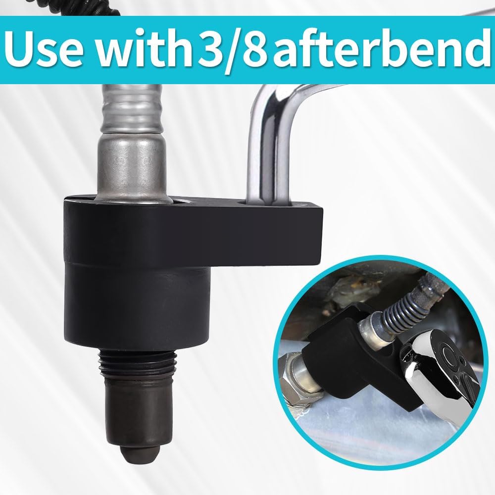 Offset O2 Sensor Socket, 7/8-Inch (22mm) with 3/8-Inch Drive, Universal Fit for Vehicle Oxygen Sensor Removal — image 3