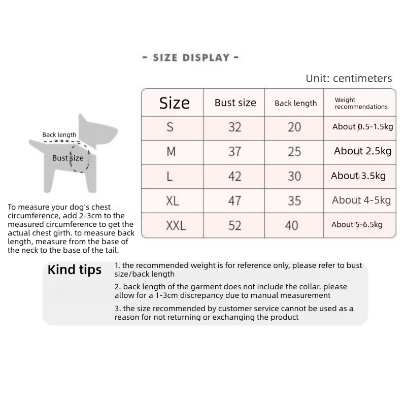 Beige S Size 32x20cm Fleece-lined thickened dog vest - Cotton Fleece Lined Harness Compatible Winter Coat for Dogs Shed Control Outdoor Walks,Winter Pet — image 5