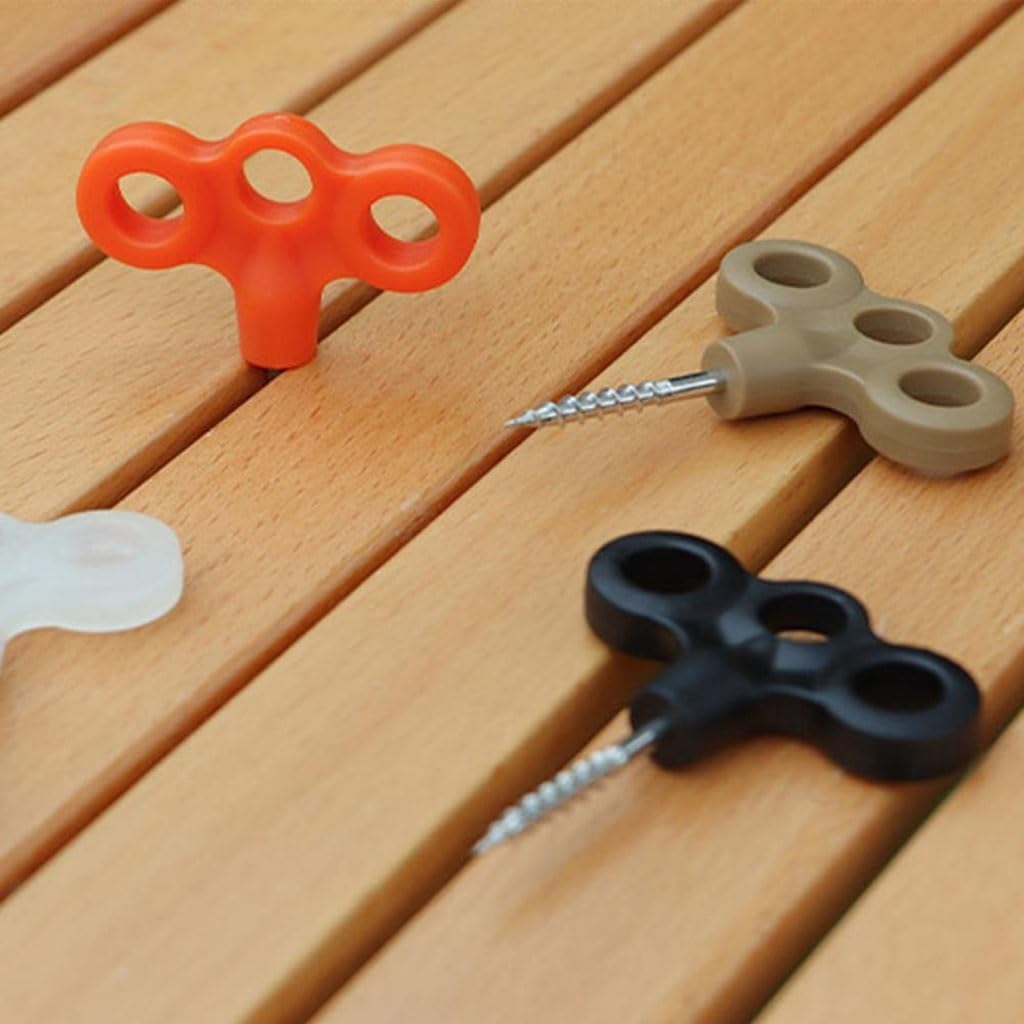 Orange Tent Pegs 2 Pack Heavy Duty Camping Outdoor Activities Stakes — image 3
