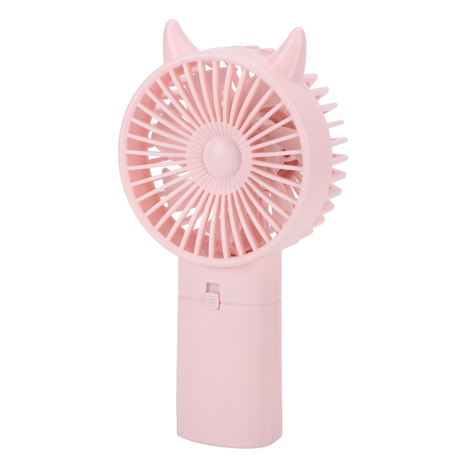 Mini Fan Portable Hand Held Cute Mute Electric Cooling Fan for Home Office Travel Pink β image 3