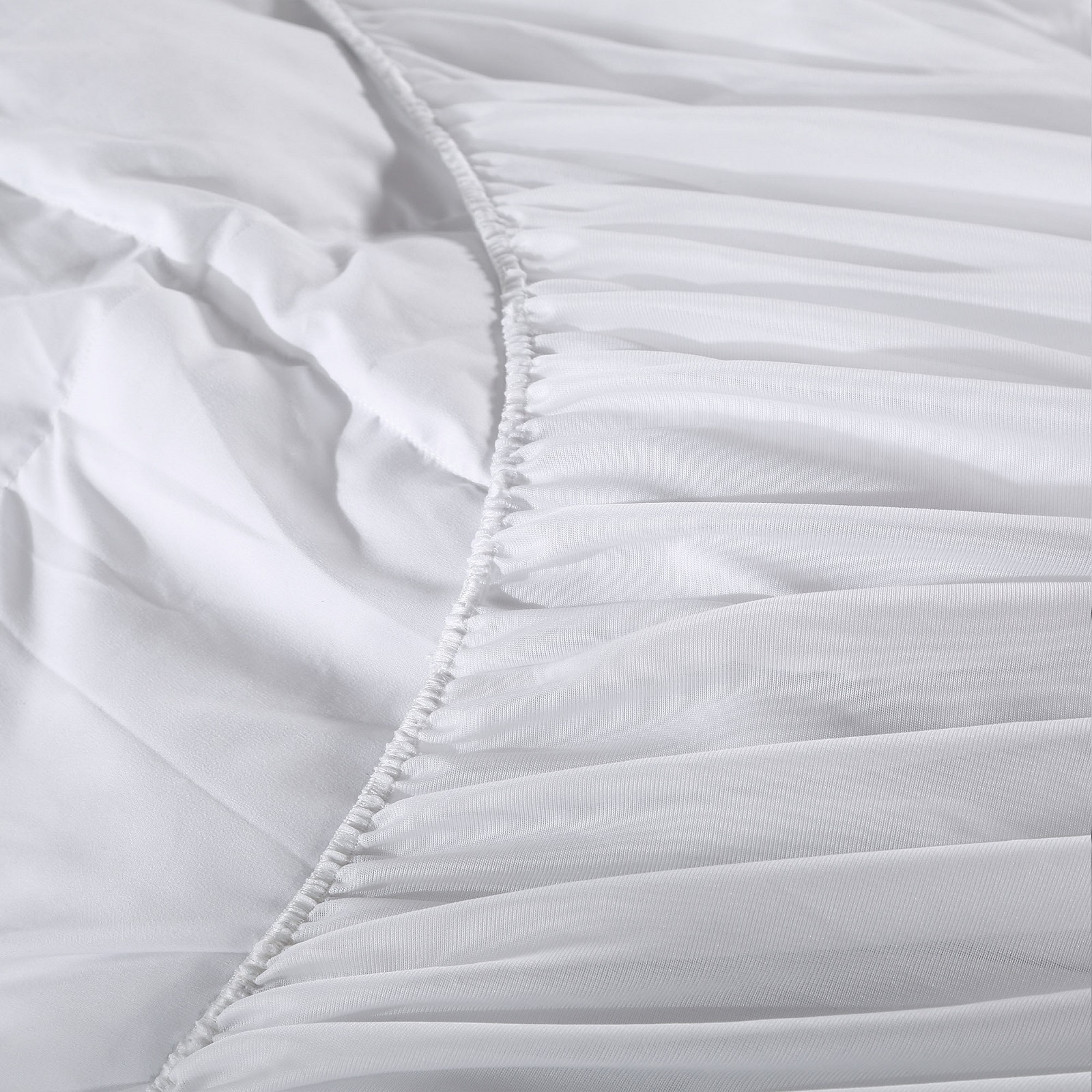 Royal Comfort 1000GSM Luxury Bamboo Fabric Gusset Mattress Pad Topper Cover - King - White โ image 6