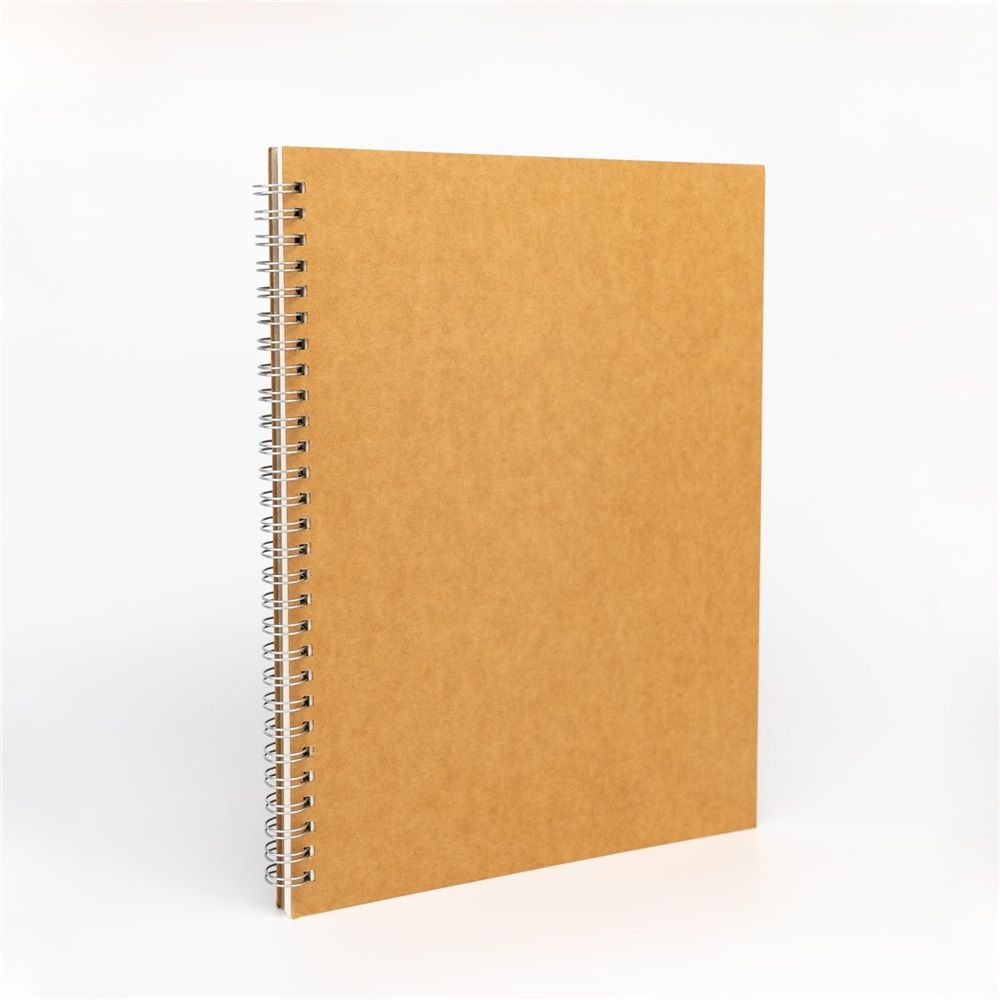 B5 Spiral Notebook/Spiral Journal Unruled, Thick Blank Paper & Hard Kraft Cover, 60 Sheets (120 Pages), 3-Pack, 9.8" x 6.65" โ image 2