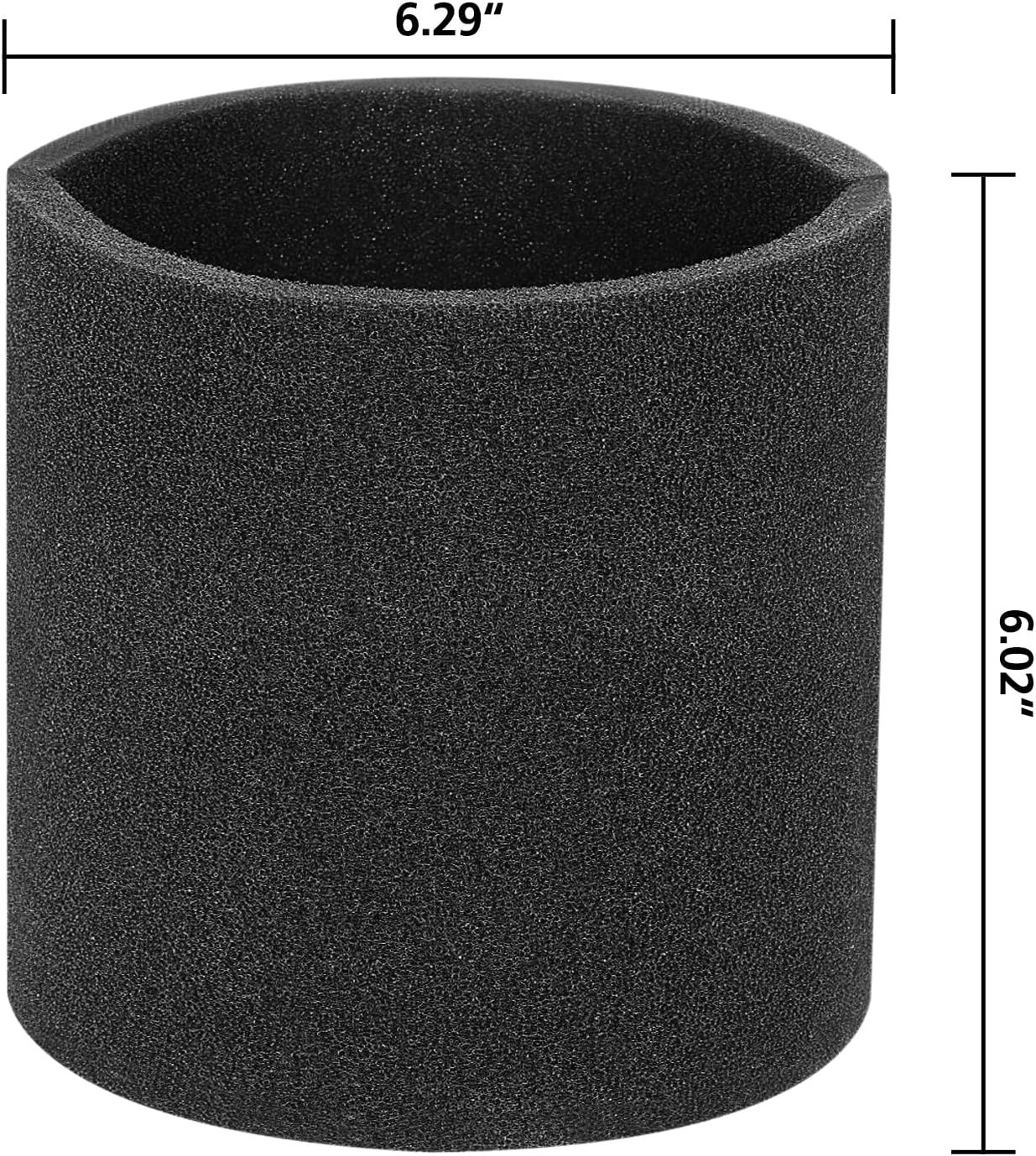 3 Pack 90585 oam Sleeve V2001 oam Replacements ilters Compatible with Most Shop-Vac Wet/Dry Vacuum Cleaners 5 Gallon and Above, Vacmaster & Genie Shop Vacuum — image 2