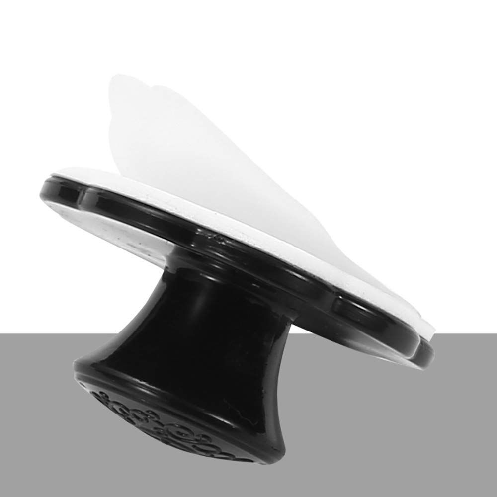 4Pcs Self-Stick Drawer Knobs Instant Cabinet Drawer Handle Helper Kitchen Cabinet Door Window Drawer Auxiliary Pulls (Black) โ image 3