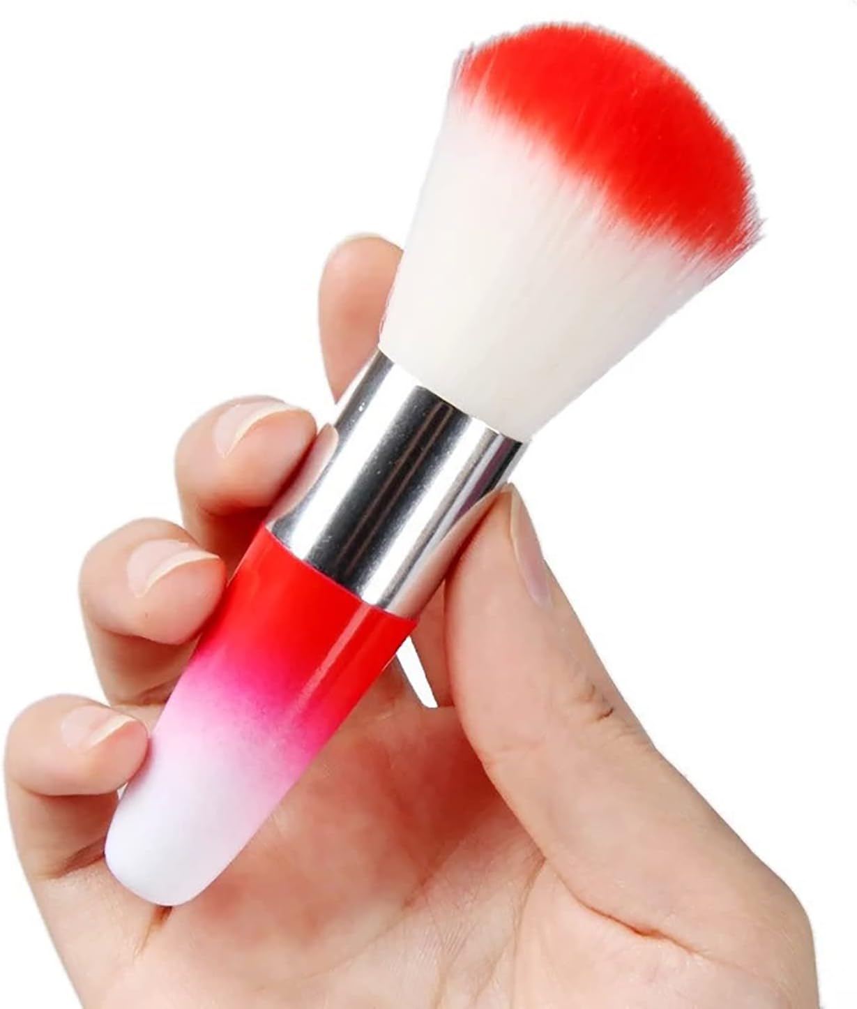 1Pc Pink Unicorn Nail Art Dust Remover Powder Brush Acrylic UV Gel Nail Cleaning Brush Blush Brushes Makeup Manicure Tool — image 4