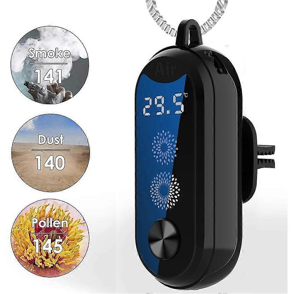 Wearable Personal Air Purifier Necklace, Compact Air Cleaner for Travel — image 3
