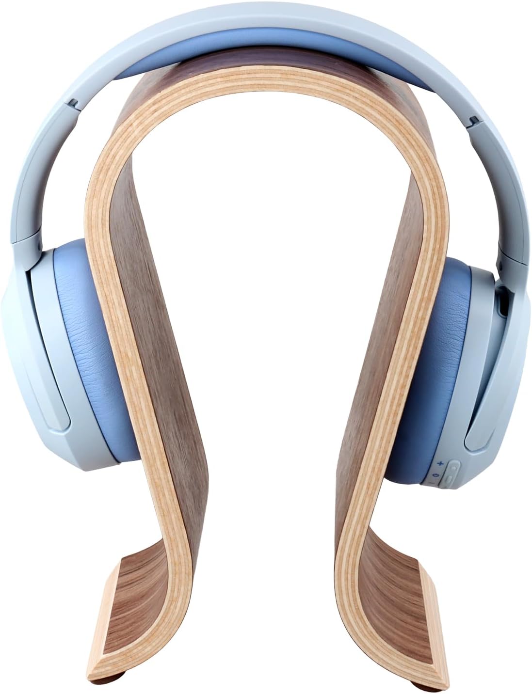 Wood Headphone Stand - Headset Holder, Arch Bridge Design - Universal Compatibility, Ear Headphones Hanger Holder, Stylish Desk Headset Holder for Headphones — image 2