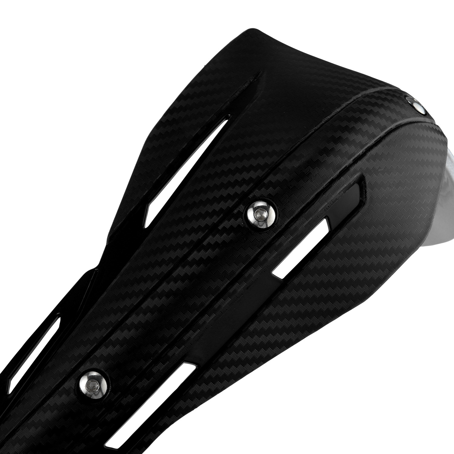 Professional Universal Motorcycle Handguards for Honda CC110 Cross Cub - Heavy Duty Aluminum Alloy Anti-Collision Brush Guards, Carbon Fiber Style Handlebar โ image 5