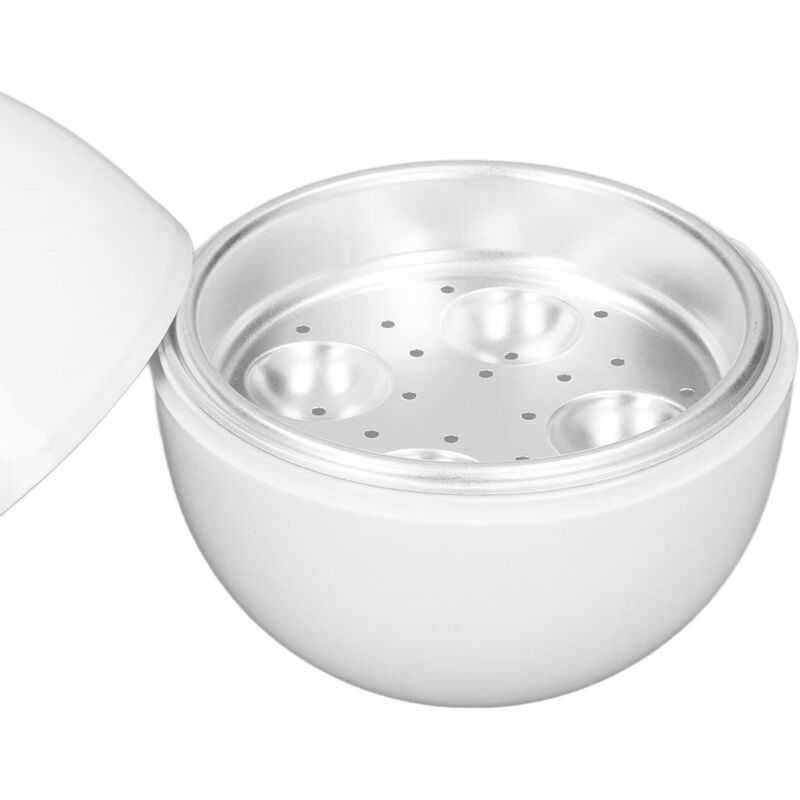 Egg Cooker With 4 Egg Capacity Microwave Hard Boiled Eggs Compact Design Pp Material Egg Steamer For Home Use — image 2