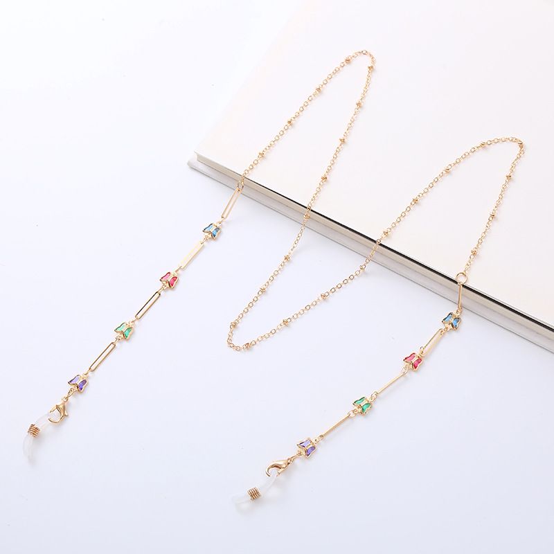 Glasses Chain (4 Pack) - Gold and Silver Eyeglass Chains - Eyeglasses Strap for Women — image 3