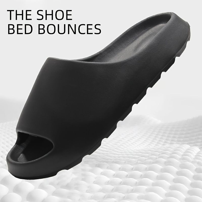 Unisex Soft Thick-Sole Slippers – 3.5cm Cushioned Comfort - Green - Size 12(AU12/EU43) — image 6