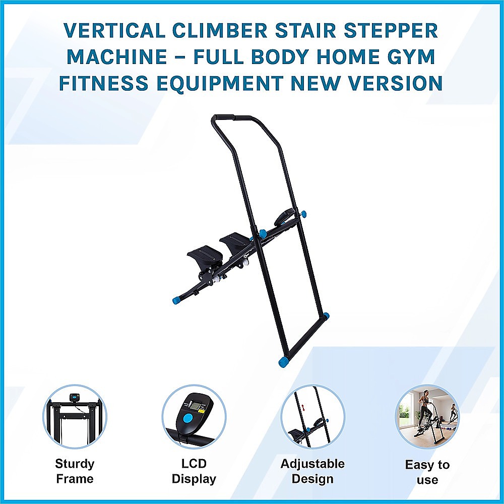 Vertical Climber Stair Stepper Machine – Full Body Home Gym Fitness Equipment NEW VERSION — image 3