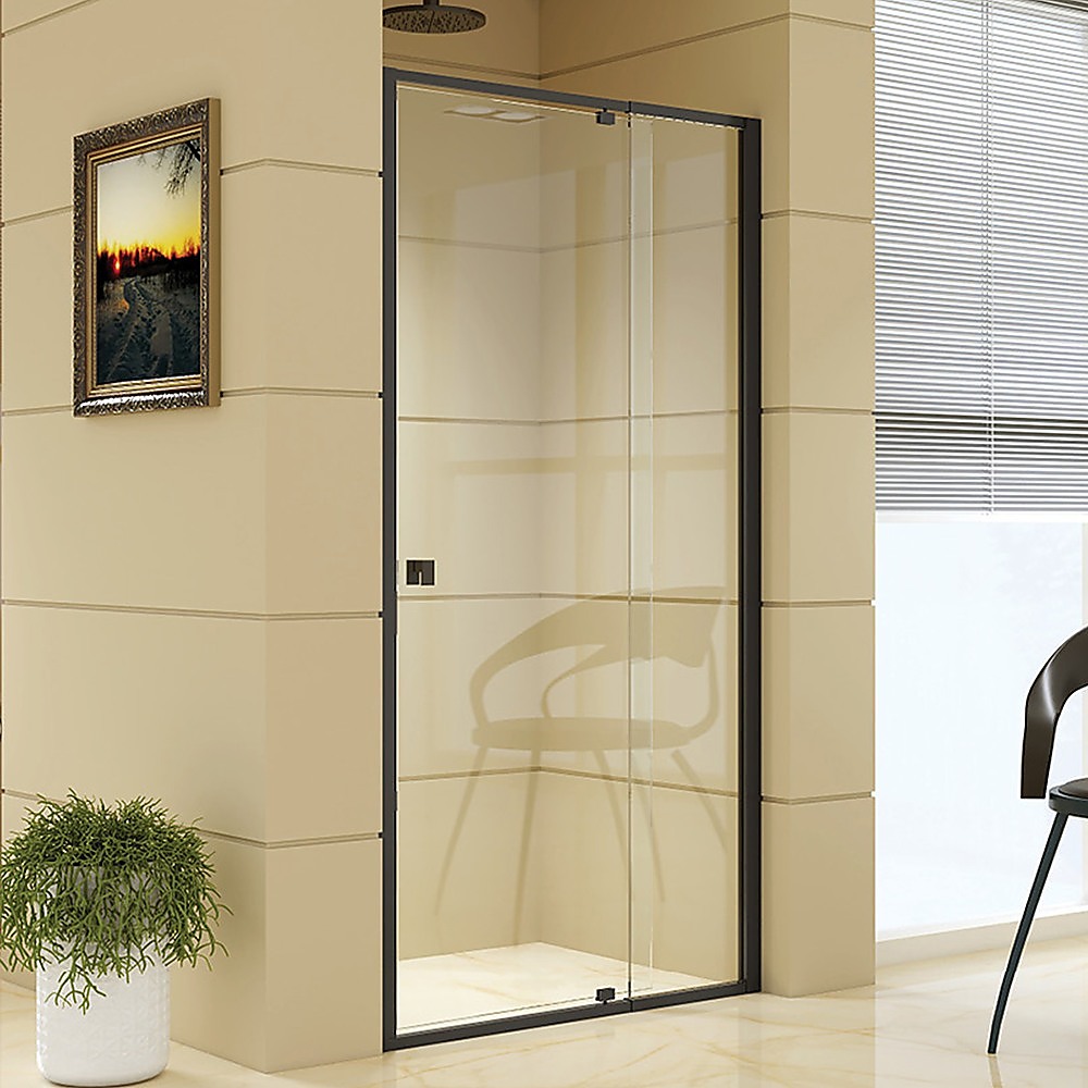 Adjustable Semi Frameless Shower Screen (98~106) x 195cm Australian Safety Glass โ image 2
