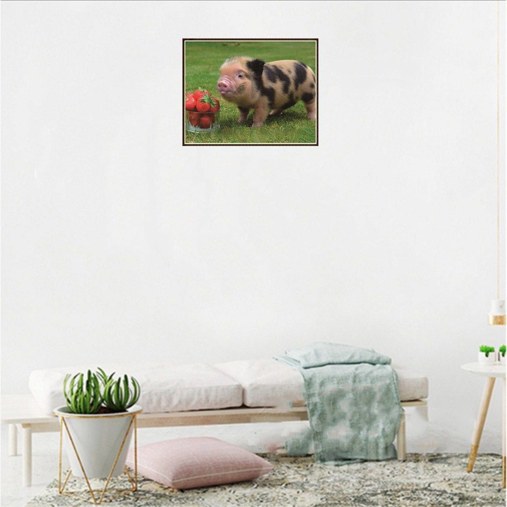 Semi diamond Small Animals Series DIY Rhinestone Painting Living Room Decoration Art Craft 03 — image 5