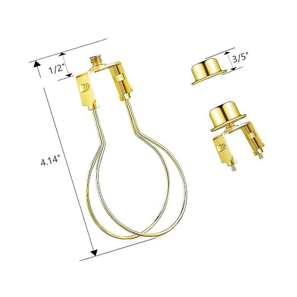 Lampshade Holder Adapter Kit with Knob Leveling System Gold Stabilizer — image 3