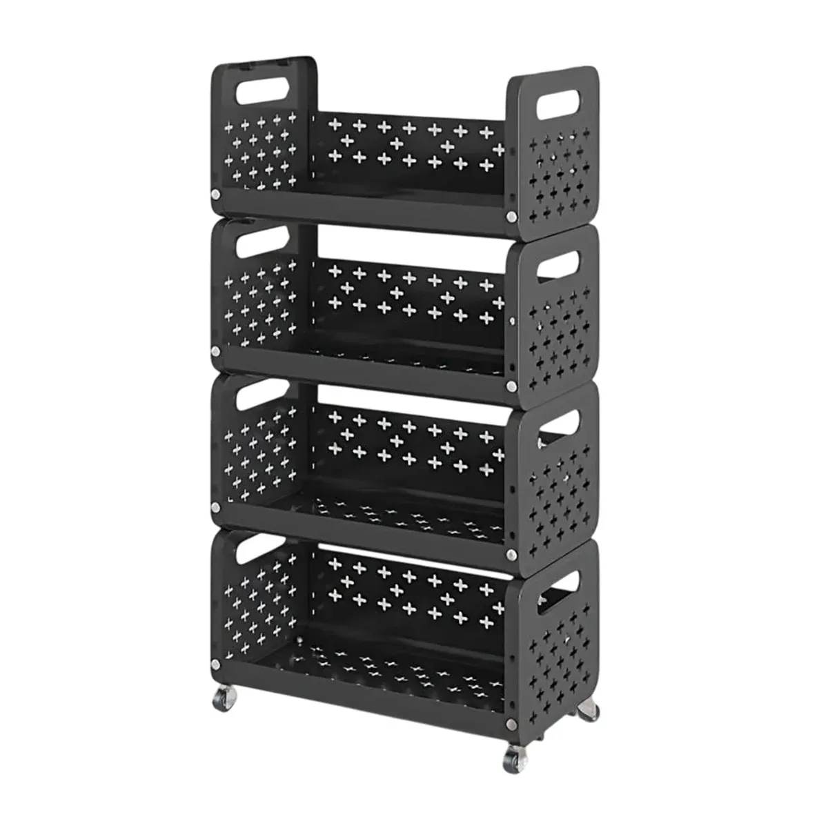 Multi-functional Kitchen Rack Movable Multi-layer Snack Storage Cart Shelf โ image 2