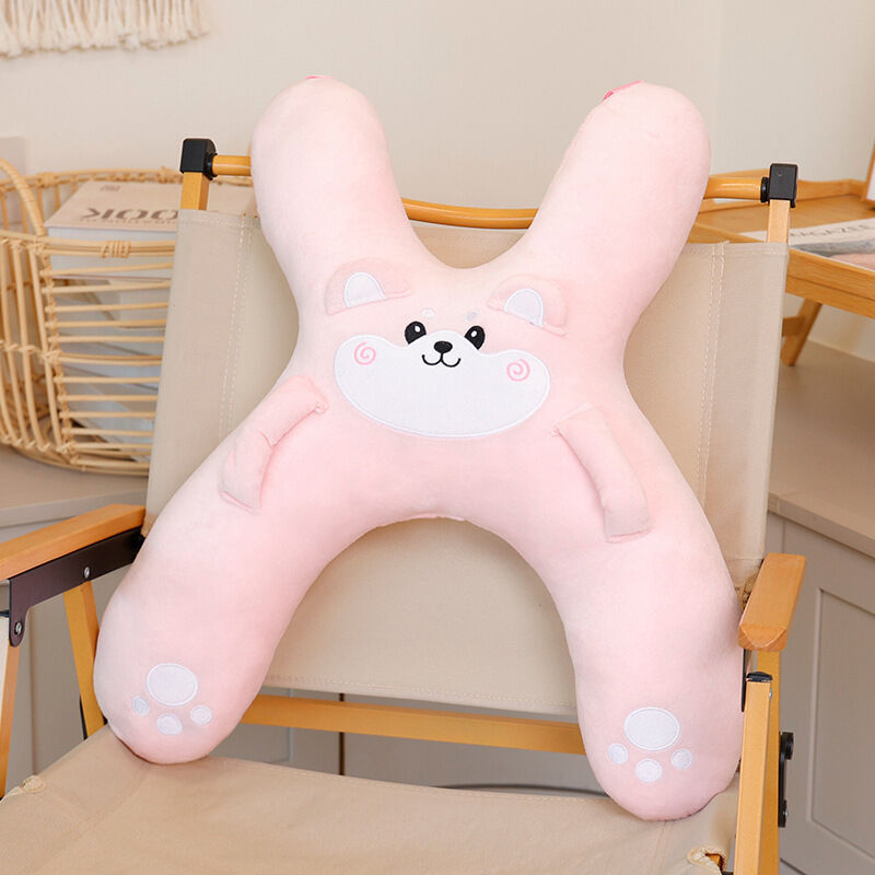 Christmas gift for kids-Kids Travel Pillow, Ergonomic Plush Support for Car Rides, Comfortable Sleep Companion for Children（pink pig） — image 6