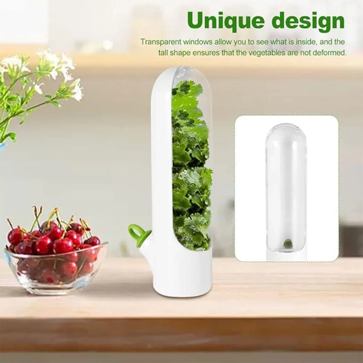 2pcs Fresh Box Vegetable Crisper Fridge Storage Container for Kitchen Use โ image 6