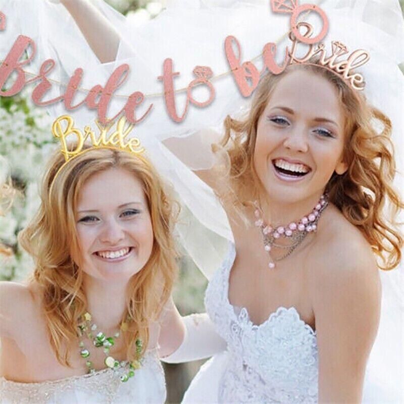 Bride To Be Rose Gold Banner Diamond Wedding Bridal Shower Hens Party Decoration - Diamond Ring โ image 5