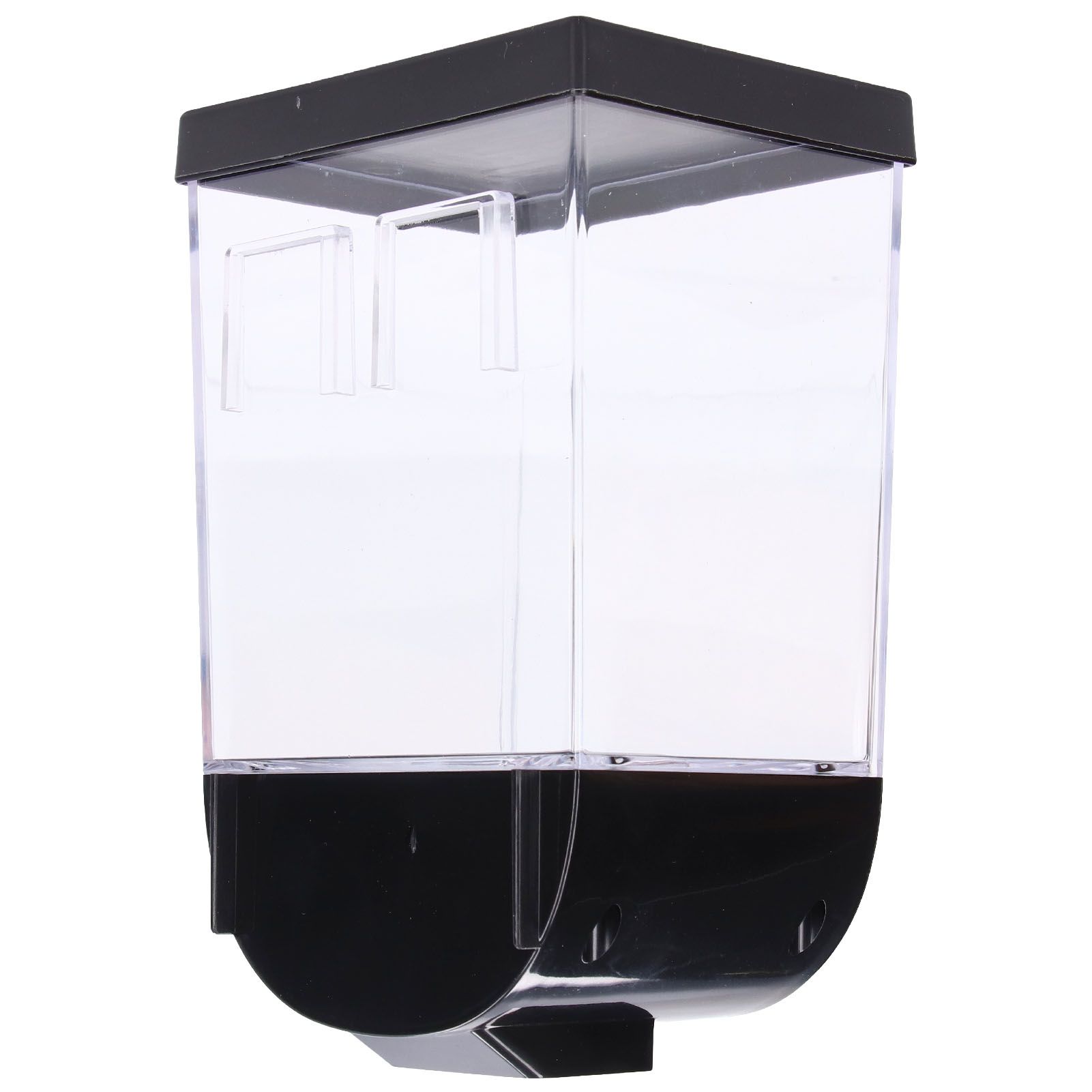 Square Dry Food Dispenser Wall Mounted Grain Storage Container Laundry Bead Cereal Dispenser for Kitchen1L — image 5