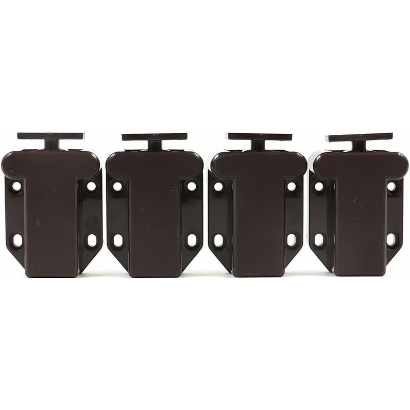 4-Pack Of DAmping Cushioning Systems For Doors, Cabinets And Drawers - Brown — image 4