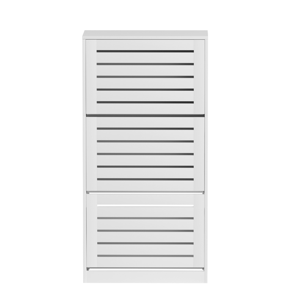 Artiss Shoe Cabinet Storage Drawer 45 Pairs White โ image 3