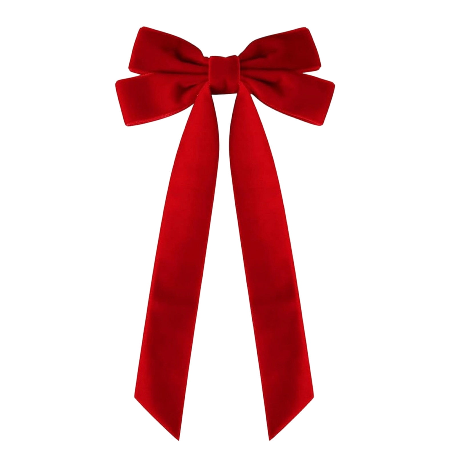 16 Pcs Christmas Velvet Bows for Christmas Tree, Rustic Wreath Gift Bows, Burgundy Christmas Ornaments, for Xmas Farmhouse Tree Garland DIY Craft Wrapping — image 6