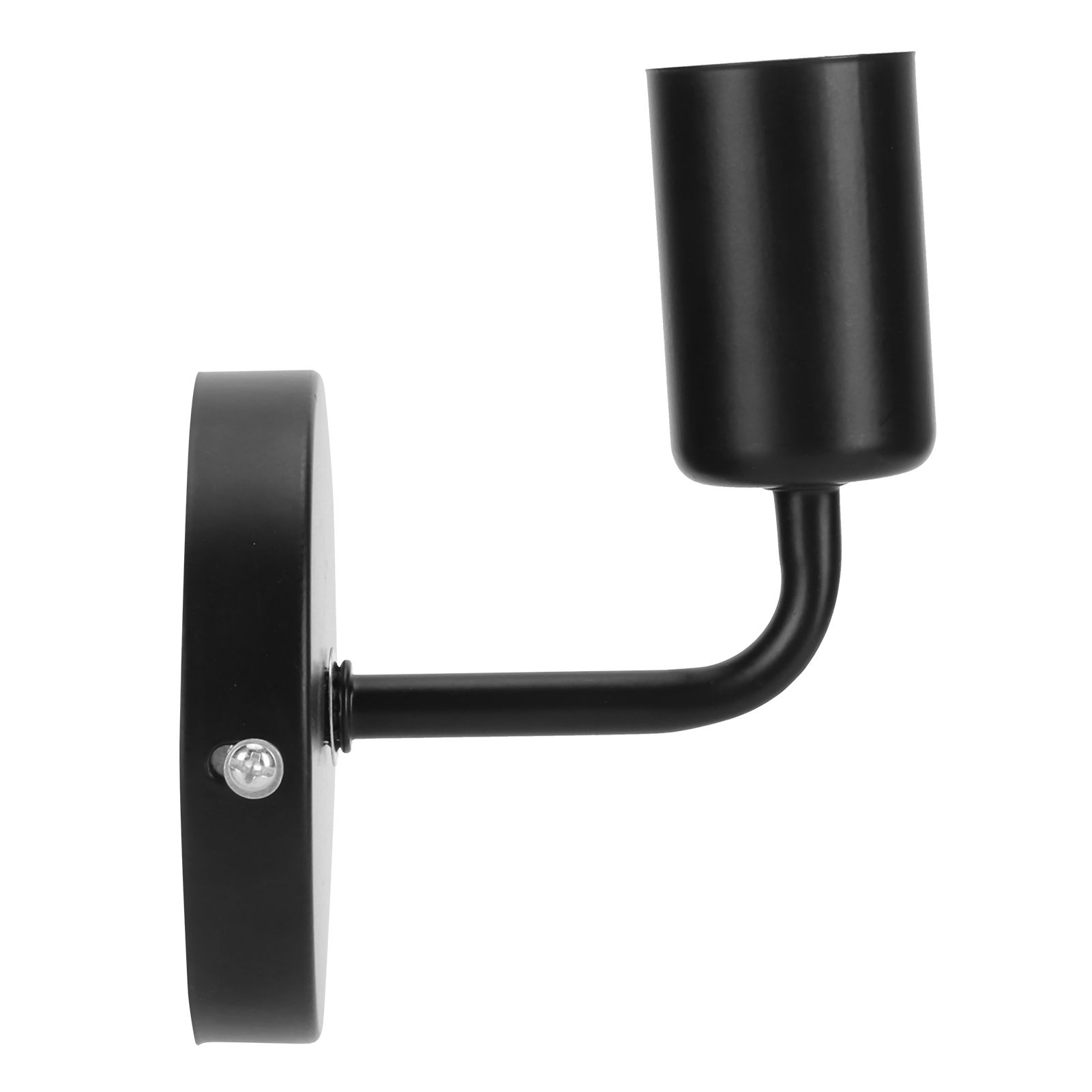 E27 Black Wall Lamp Retro Single Head Wall Light Fixture for Bedside Corridor Stair AC85‑265V — image 2